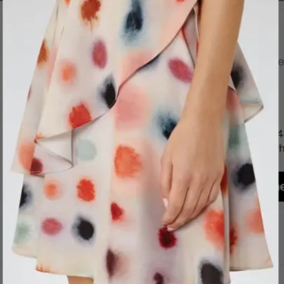 Reiss 'Lora' Blurred Dot Dress - size 4 Small - Picture 8 of 8